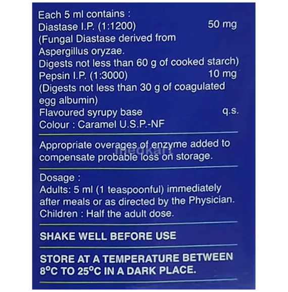 unienzyme syrup 200 ml